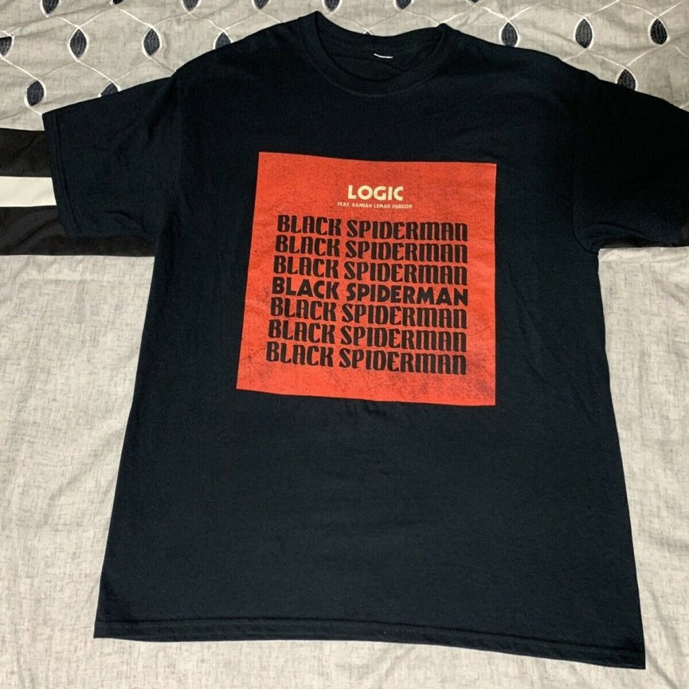 Logic Black Spiderman Shirt Limited To 100 Size XL